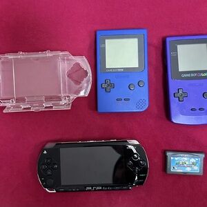 Sony Black PSP Handheld Console Sleek Design